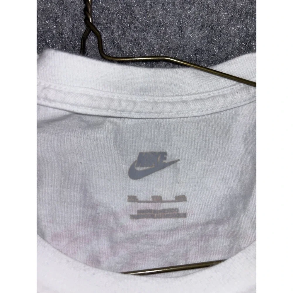Nike Y2K Graphic‎ T Shirt Mens Xxl Fingerprint World Skate Design White